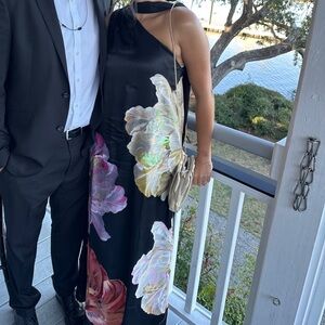 ASOS arrange floral scarf dress